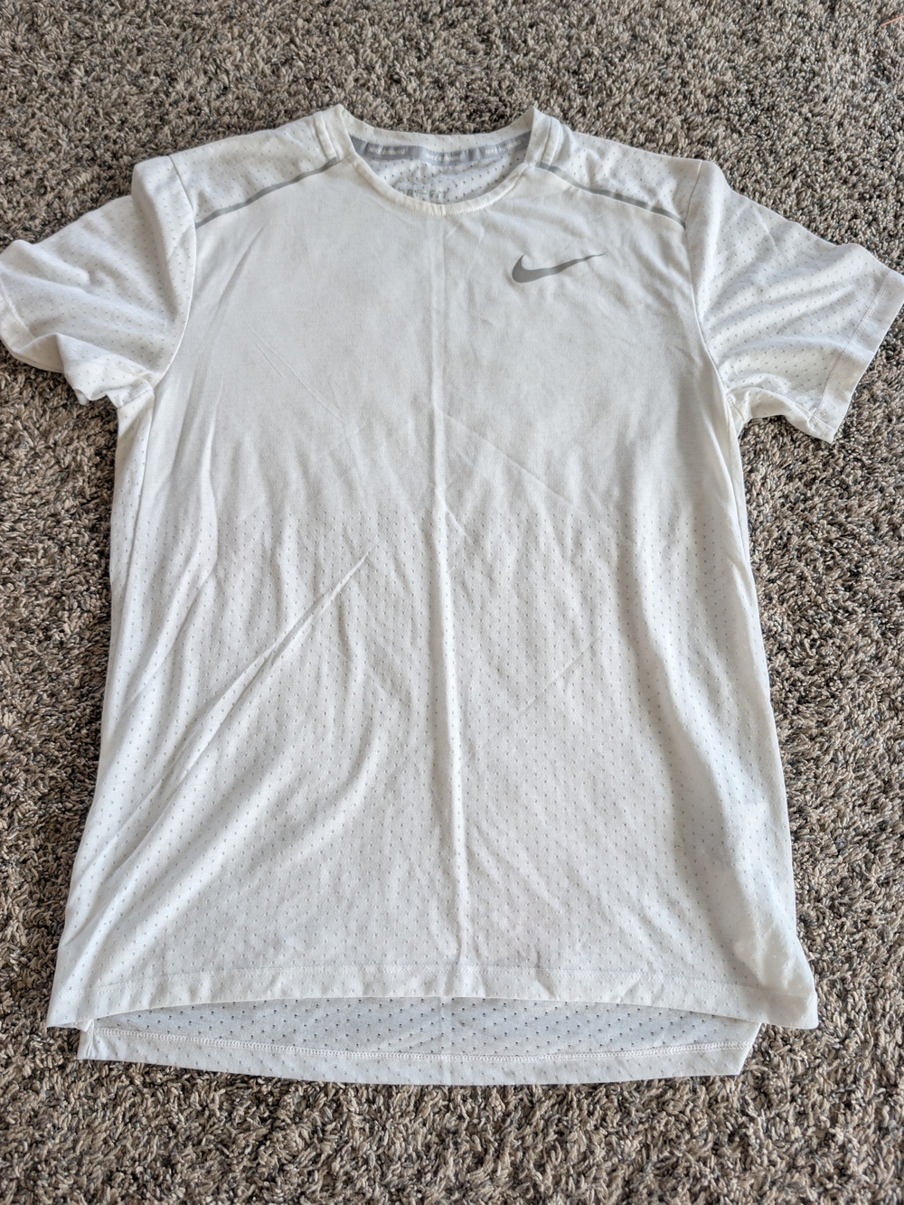 Nike Men’s White Dri-FIT Short Sleeve Training Shirt